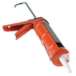 Caulk gun to protect pipes from freezing